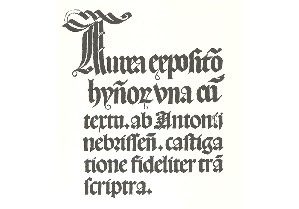 Aurea expositio-Nebrija-Jorge Coci-Incunabula & Ancient Books-facsimile book-Vicent García Editores-1 Title